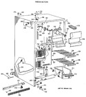 Diagram for 2 - Freezer Section