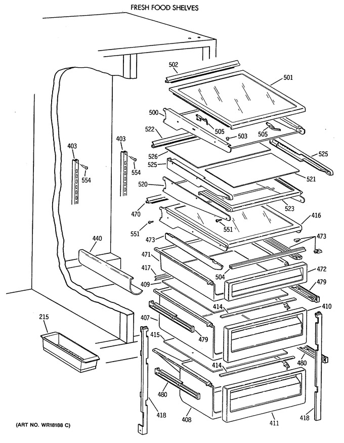 Diagram for TFT27PRXAWW