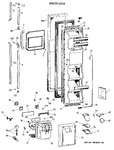 Diagram for 1 - Freezer Door