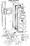 Diagram for 1 - Freezer Door