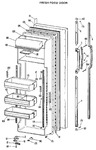 Diagram for 2 - Fresh Food Door