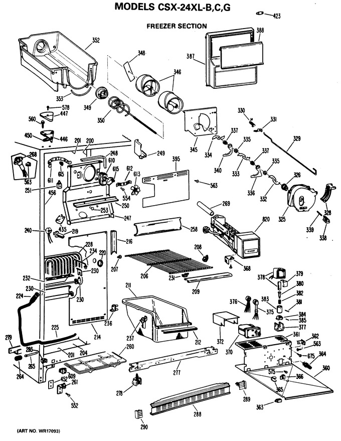 Diagram for CSX24XLB