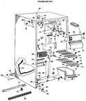 Diagram for 2 - Freezer Section