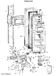 Diagram for 1 - Freezer Door