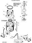 Diagram for 4 - Tub, Basket & Agitator