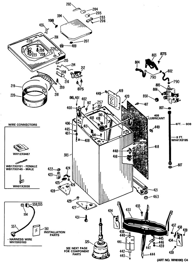 Diagram for WLW3200SALWH