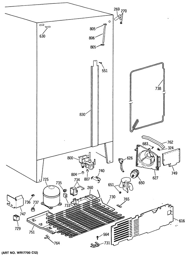 Diagram for CSX22BWTAWH