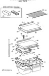 Diagram for 4 - Shelf Parts