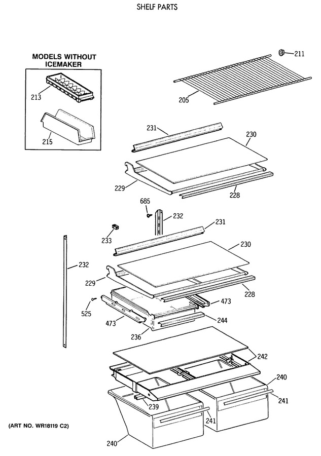 Diagram for CTX18GASWRWW