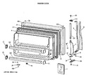 Diagram for 1 - Freezer Door