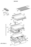 Diagram for 4 - Shelf Parts