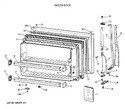 Diagram for 1 - Freezer Door