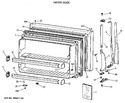 Diagram for 1 - Freezer Door