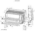 Diagram for 1 - Freezer Door