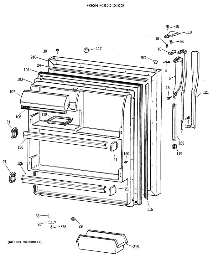 Diagram for CTX18BAXCRAD