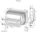 Diagram for 1 - Freezer Door