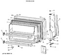 Diagram for 1 - Freezer Door