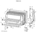 Diagram for 1 - Freezer Door