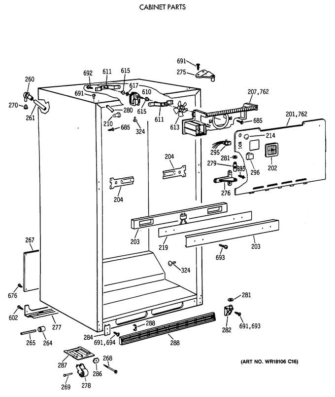 Diagram for CTH18EAXERWH