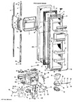 Diagram for 1 - Freezer Door