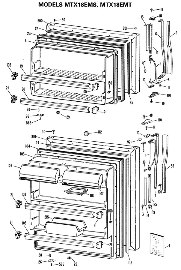 Diagram for MTX18EMTRWH