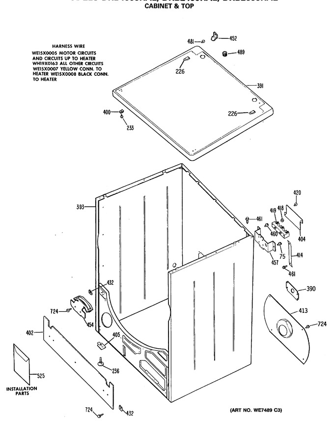 Diagram for DRB2655RAL