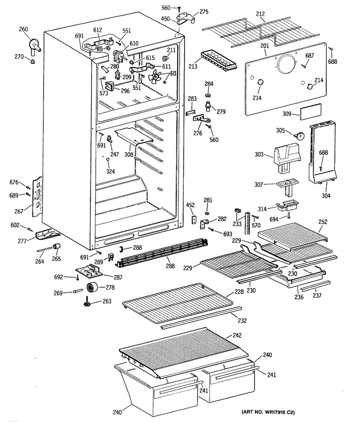 Diagram for MTE16EASFRWH