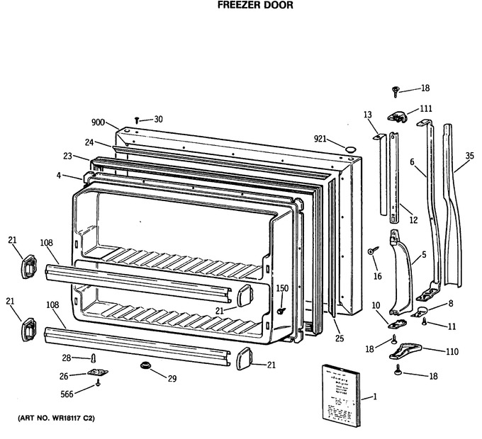 Diagram for MTE18EASPRWH