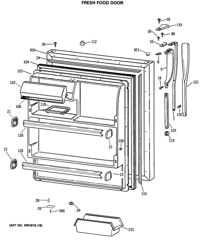 Diagram for MTE18EASSRWH