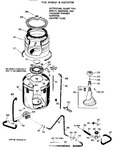 Diagram for 4 - Tub, Basket & Agitator