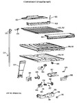 Diagram for 5 - Compartment Shelf Parts