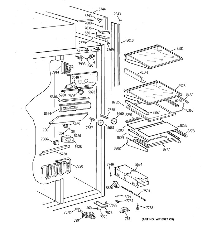 Diagram for ZISW48DXA