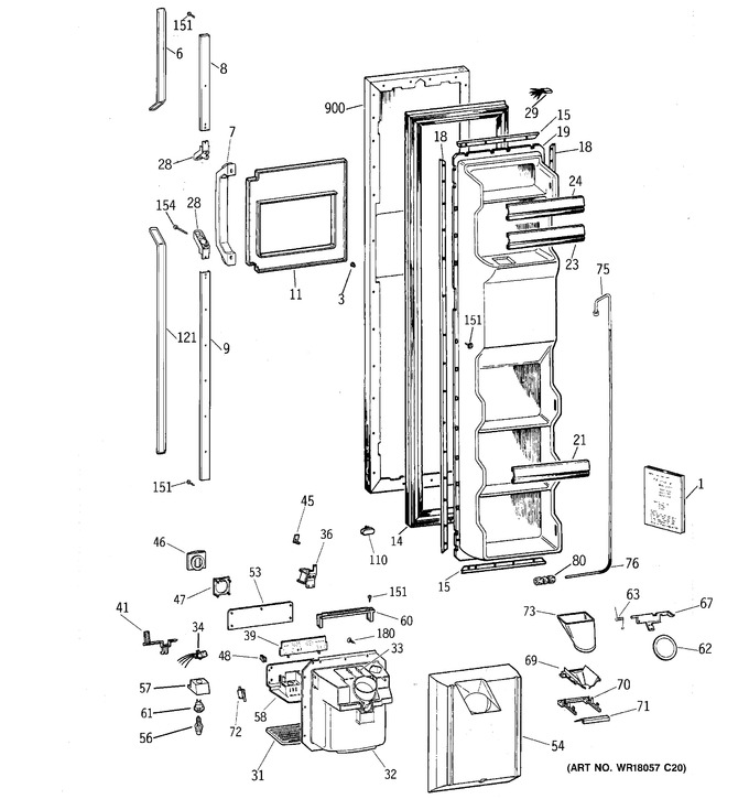 Diagram for TFT22PRXCWW