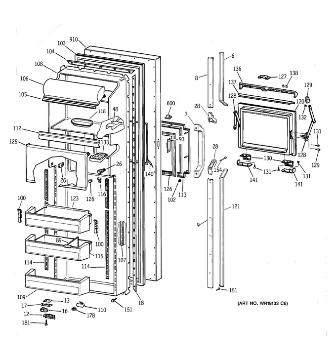 Diagram for TFT27PFXCWW