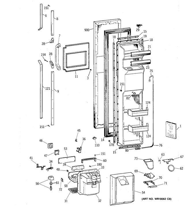 Diagram for TFT27PRXCWW