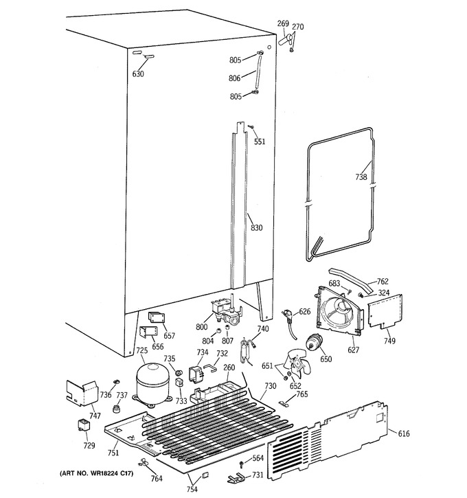 Diagram for TFT27PRXCWW