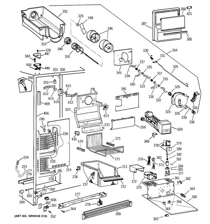 Diagram for TFJ27PFXBWW