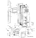 Diagram for 1 - Freezer Door