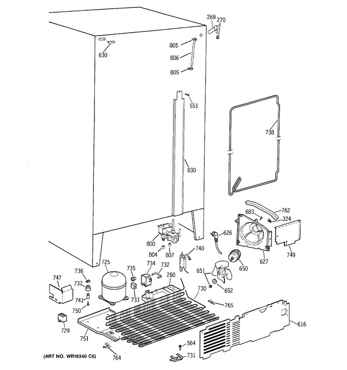 Diagram for TFX22CRXDWW