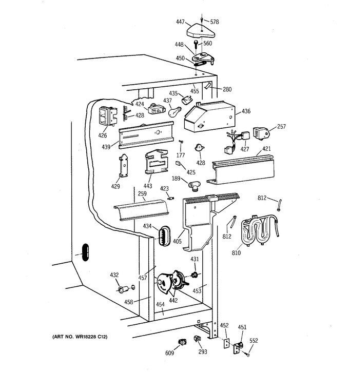 Diagram for TFX22PRXDBB