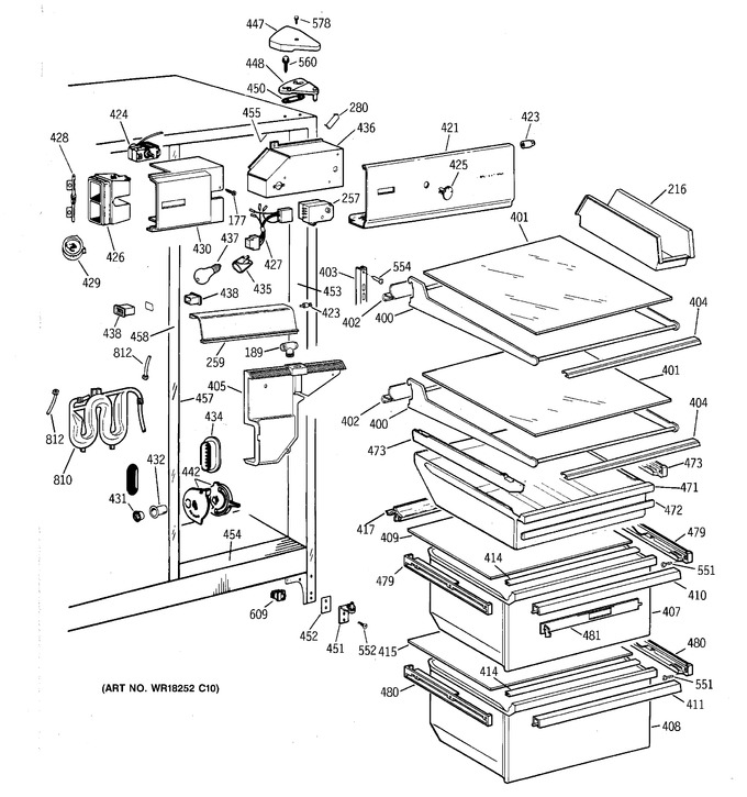 Diagram for TFX25CRYDAA