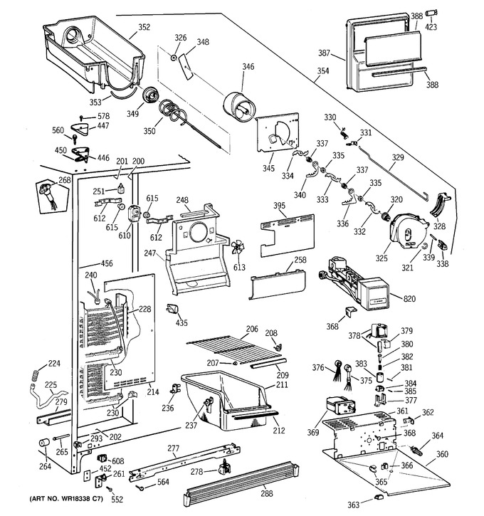 Diagram for TFX25JRYDWW