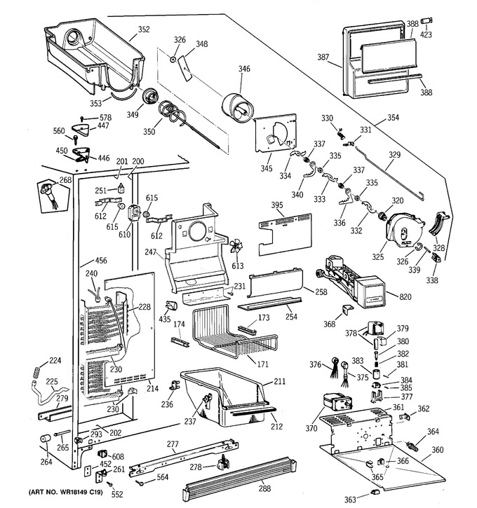 Diagram for TFG22PRXDWW