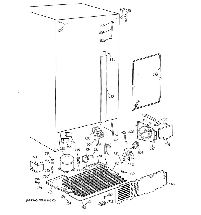 Diagram for TFT22PRXDWW