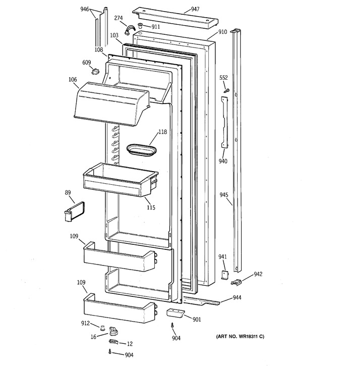 Diagram for TPX24BIYEWW