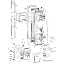 Diagram for 1 - Freezer Door