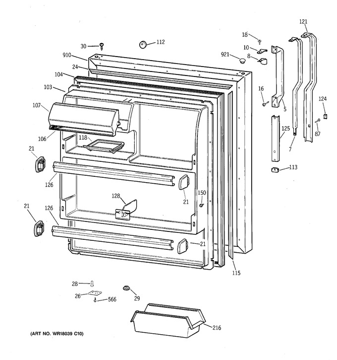 Diagram for TBX18DIXPRAA