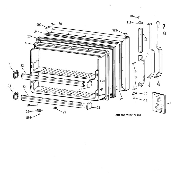 Diagram for TBX18JAXPRWW