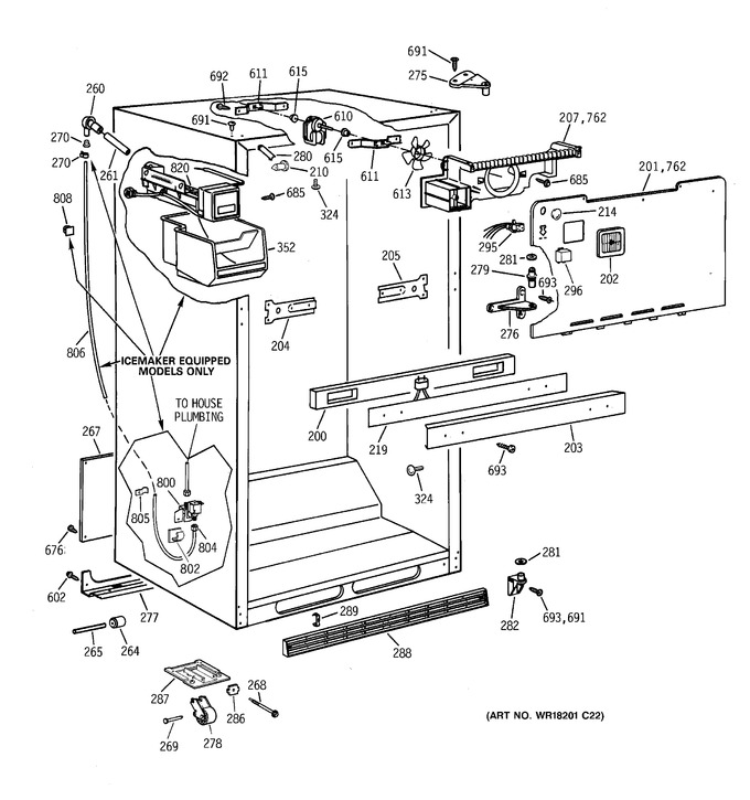 Diagram for TBX18JAXPRAA