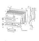 Diagram for 1 - Freezer Door